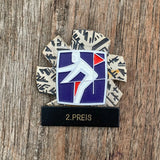 Skirennen 2. Preis, Anstecknadel