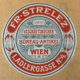 FRANZ STRELEZ, Geschäftsbuch
