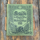 Festgabe der Gemeinde Wien zur Erinnerung an die Befreiungskriege 1813