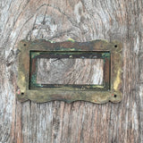 Messing Türschild