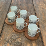 BELVEDERE STUDIO WIEN, Espressotassen-Set