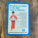 Morgens um sieben ist die Welt noch in Ordnung, Quartett