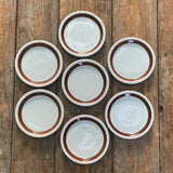 7 Desserteller Lilienporzellan