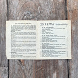 20 FEWA Waschratschläge
