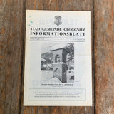 Stadtgemeinde Gloggnitz, Informationsblatt