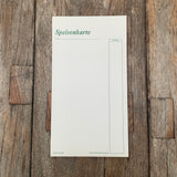 Speisenkarten (blanko), 78 Stück