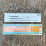 Standardgraph Schriftschablone