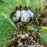 Rauchglas Vase/Kerzenhalter