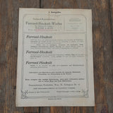 FERROOL-HOCKSIT-WERKE, Verkaufsprospekt