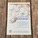Labisan, Werbeblatt
