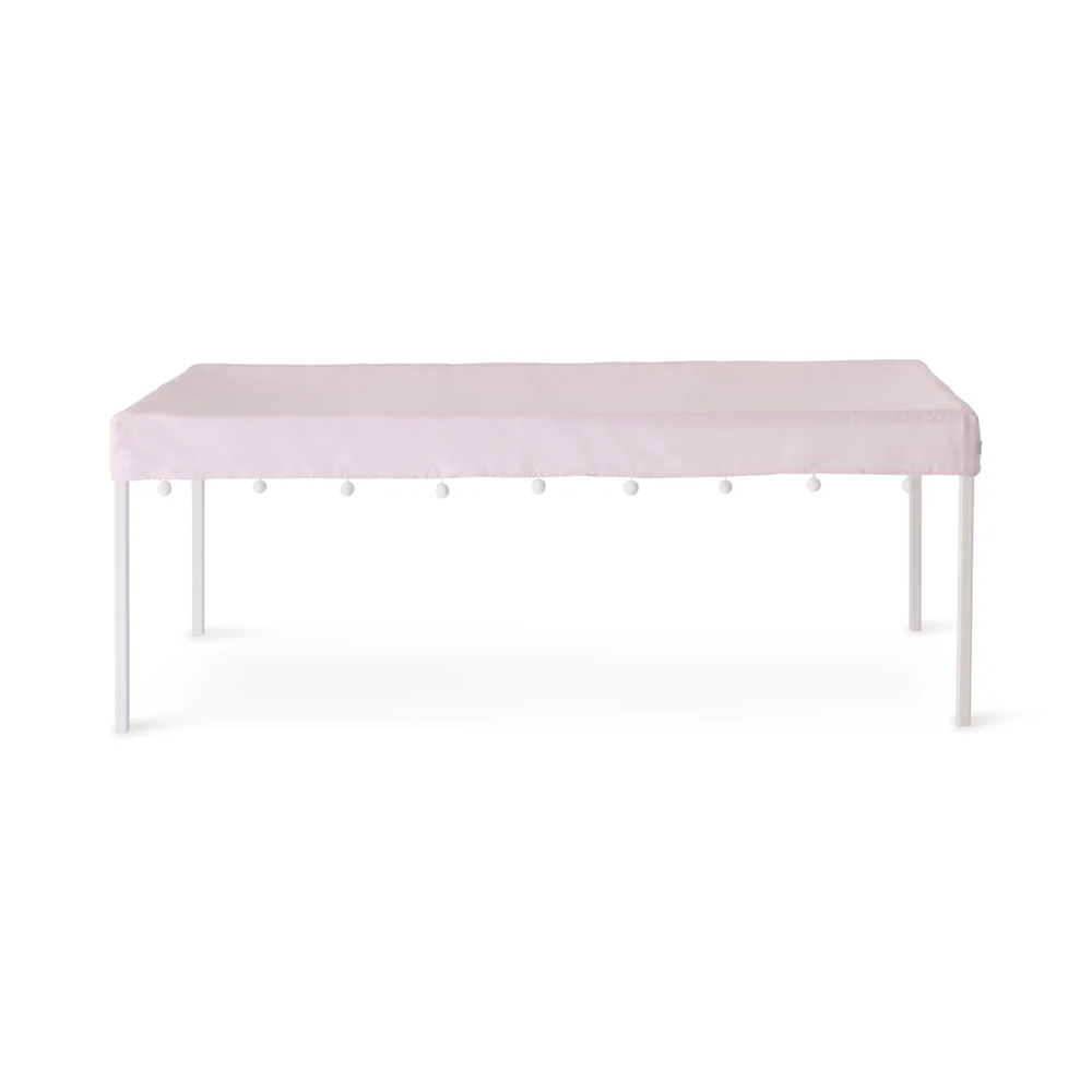 Isle of Dogs Baldachin Rosa mit Pompons