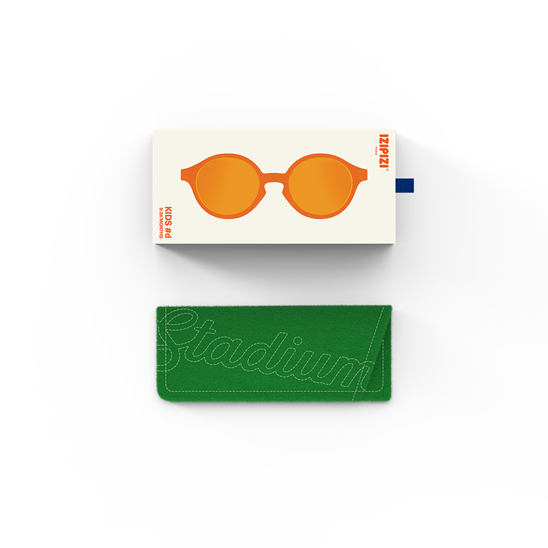 Izipizi Lunettes de soleil enfant « Stadium » #D 9-36 mois Orange Smash