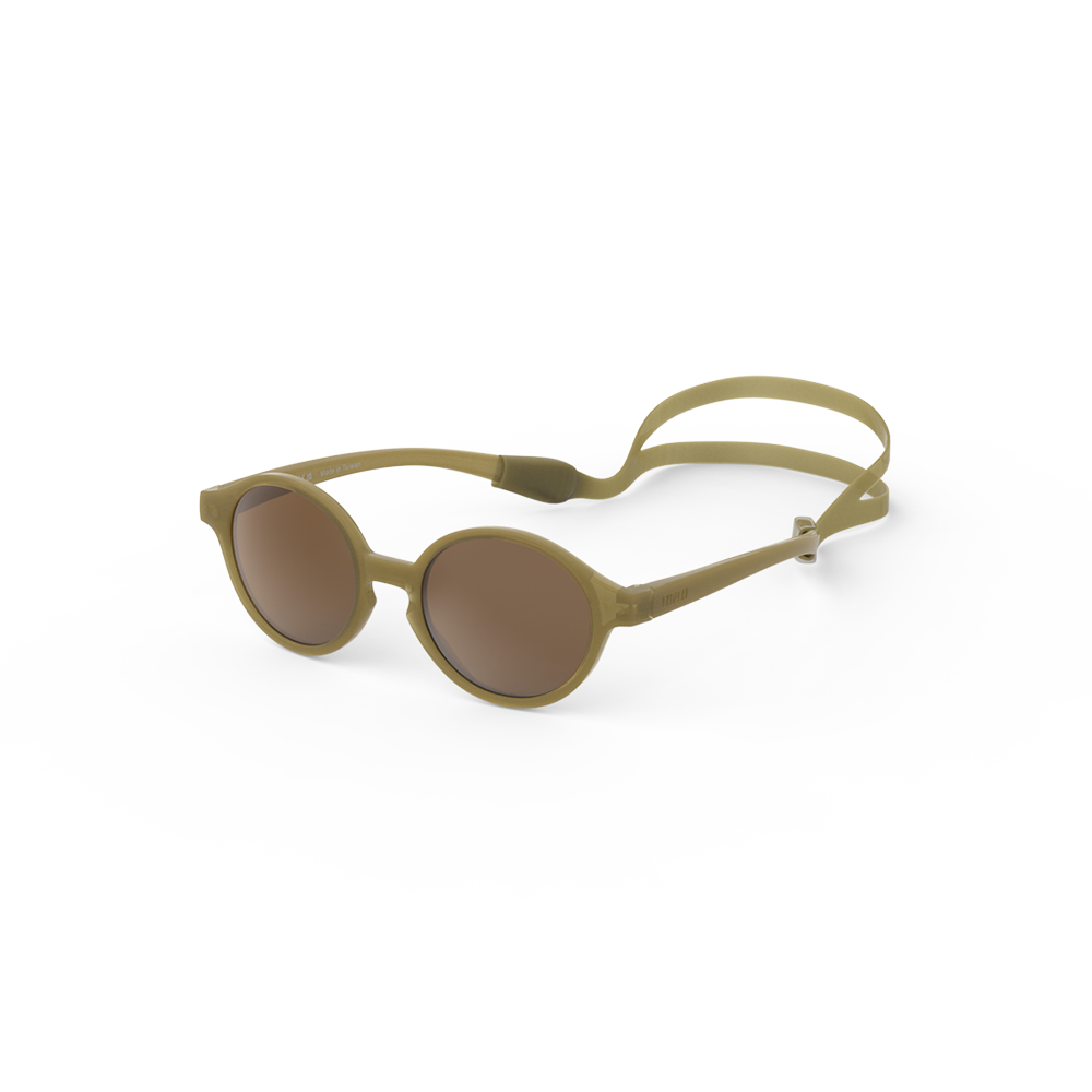 Izipizi Lunettes de soleil Enfant #D 0-3 ans Brillant Kaki