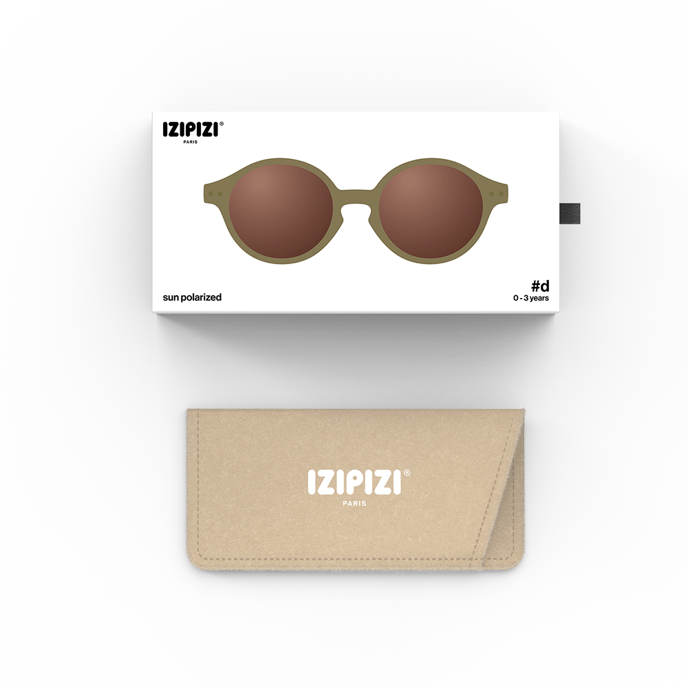 Izipizi Lunettes de soleil Enfant #D 0-3 ans Brillant Kaki