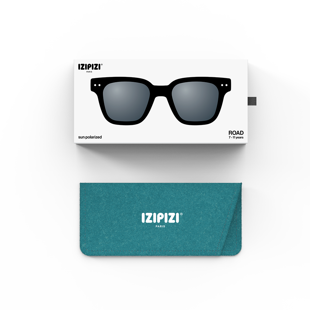 Izipizi Lunettes de soleil Enfant #Road 7-11 ans Black