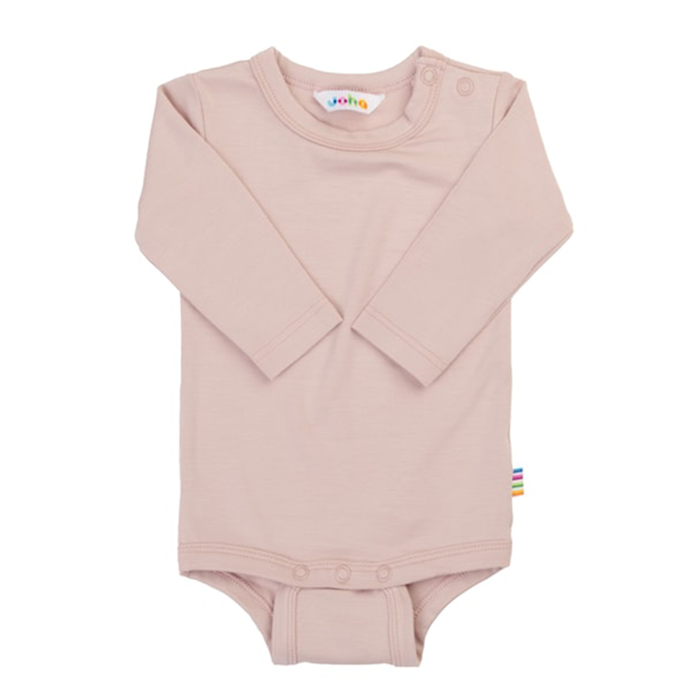 Joha Body manches longues en bambou rose pâle