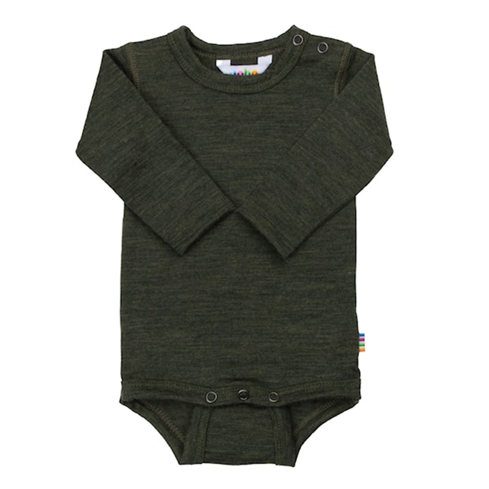 Joha Body manches longues Laine mérinos Moss Green