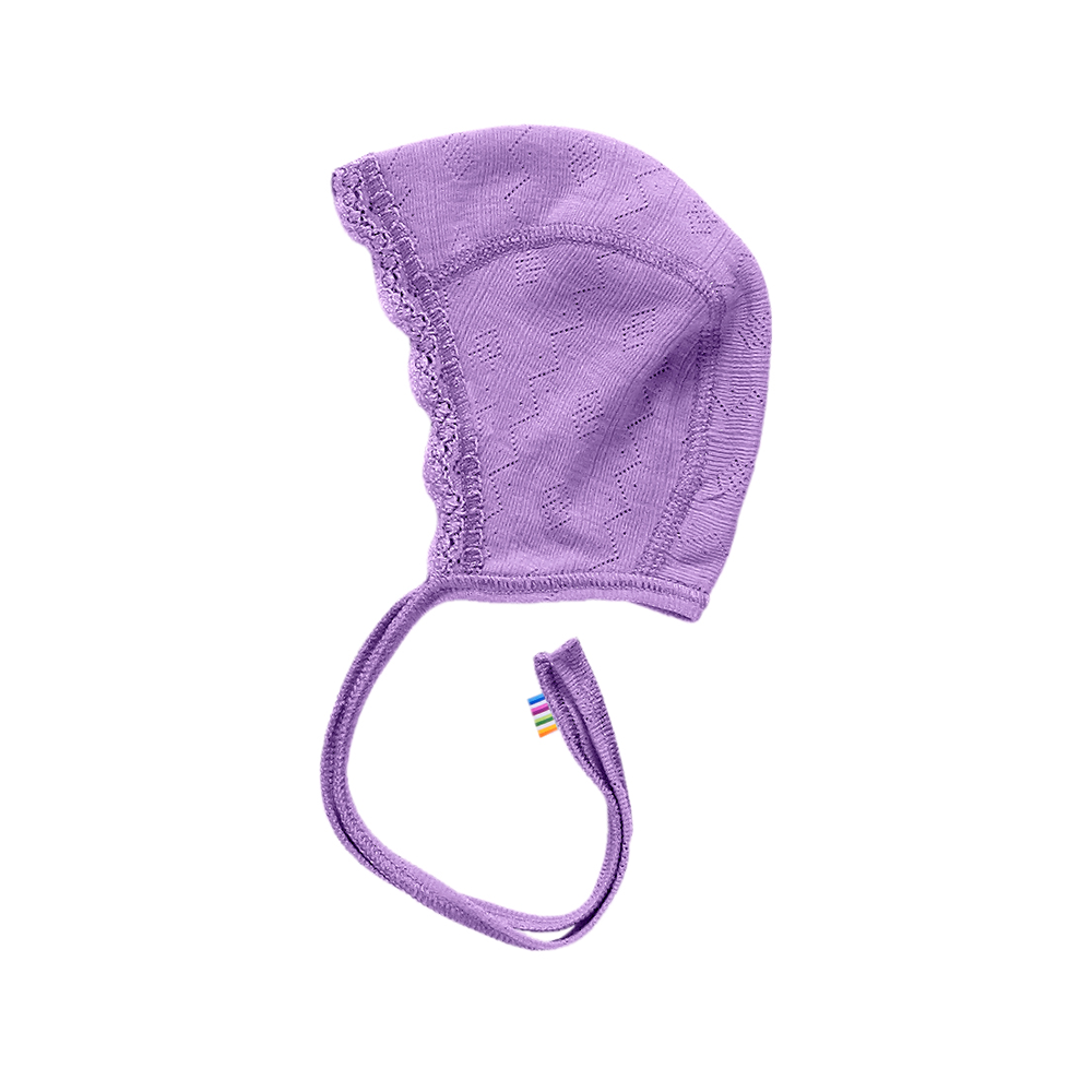 Joha Baby Hat Merino Wool/Silk 'Basic' Purple