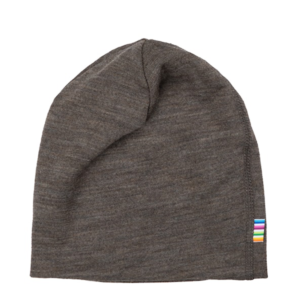 Joha Beanie Merino Wool 'Double Layer' Brown Melange