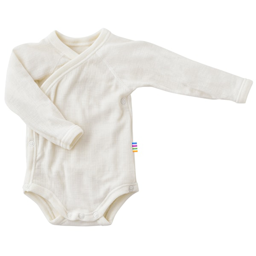 Joha  Wickelbody Langarm aus Merinowolle Off White - Online MY SNOWFLAKE