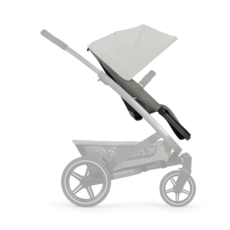 Zweitsitz für den Joolz Geo 3 Kinderwagen in Sage Green.