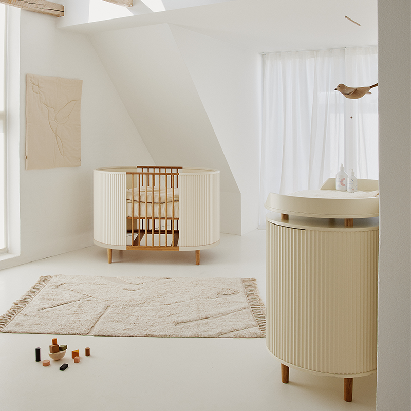 Kas Kopenhagen Kai Babybett 70 x 120 cm Cream Oak - Online MY SNOWFLAKE