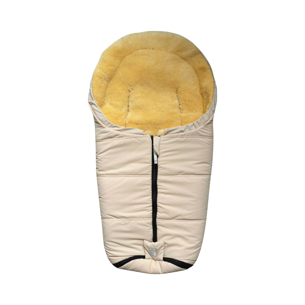 Kaiser Lammfell Fusssack 'Naadja' für Babyschale/Babywanne Cream - Online MY SNOWFLAKE