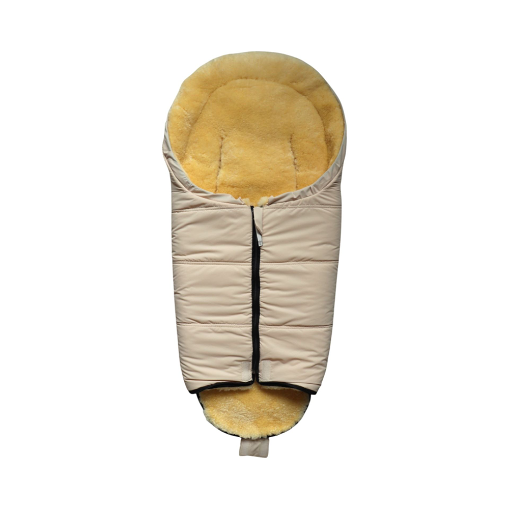 Kaiser Lammfell Fusssack 'Naadja' für Babyschale/Babywanne Cream - Online MY SNOWFLAKE
