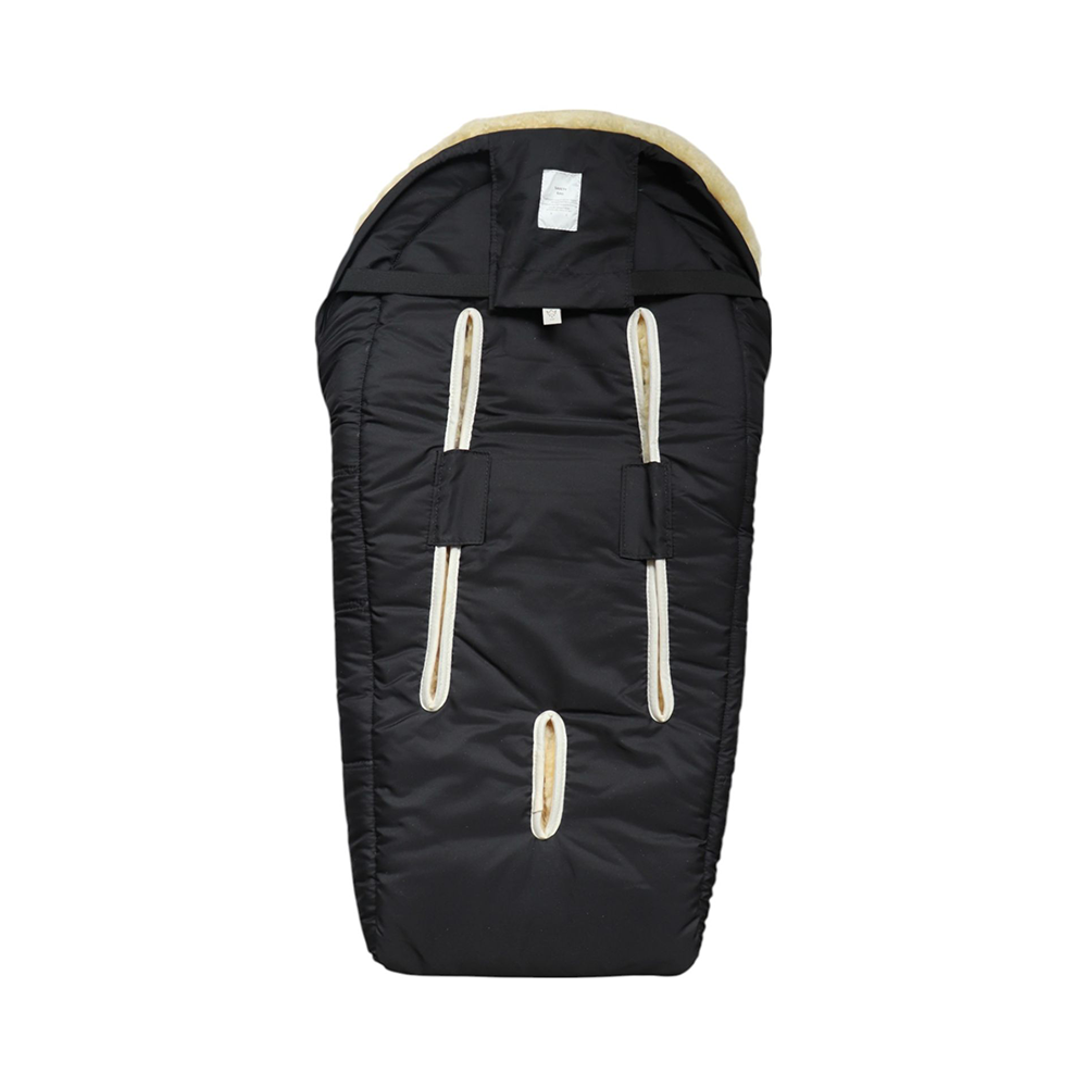 Kaiser Lambskin Footmuff 'Naadja' for Infant Car Seat/Carrycot Black