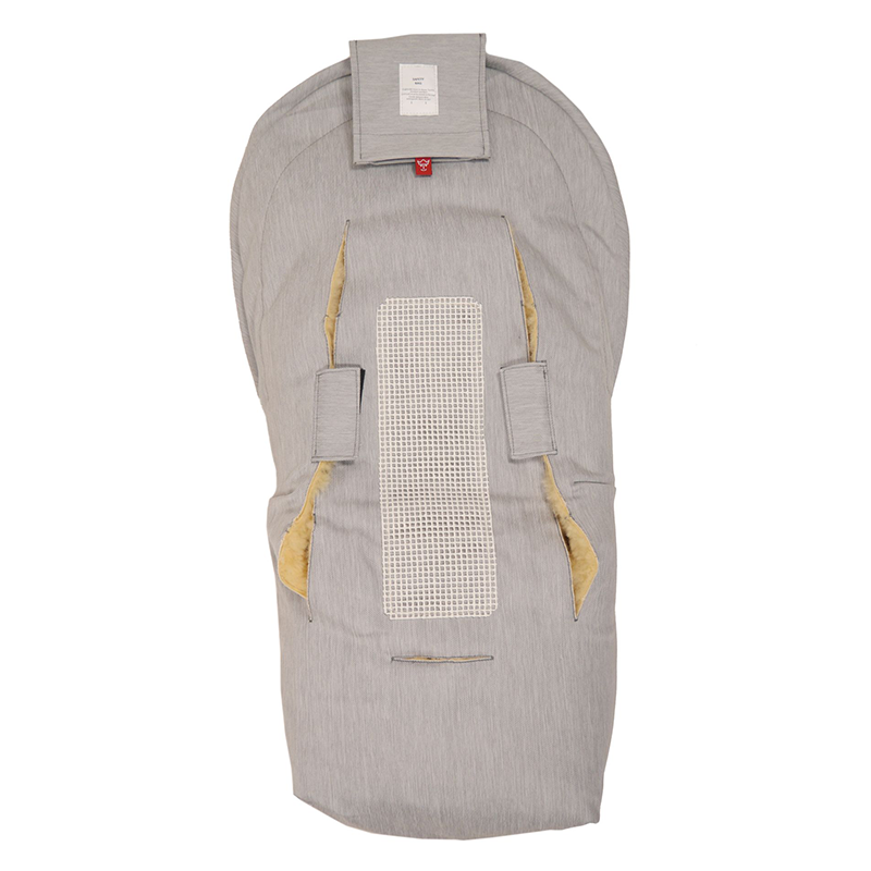 Kaiser Lambskin Footmuff 'Emma' for Infant Car Seat/Carrycot Denim Light Grey