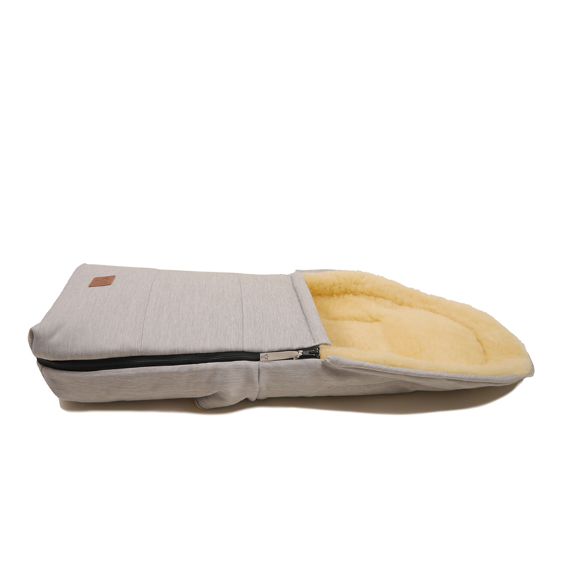 Kaiser Lambskin Footmuff 'Emma' for Infant Car Seat/Carrycot Denim Light Grey