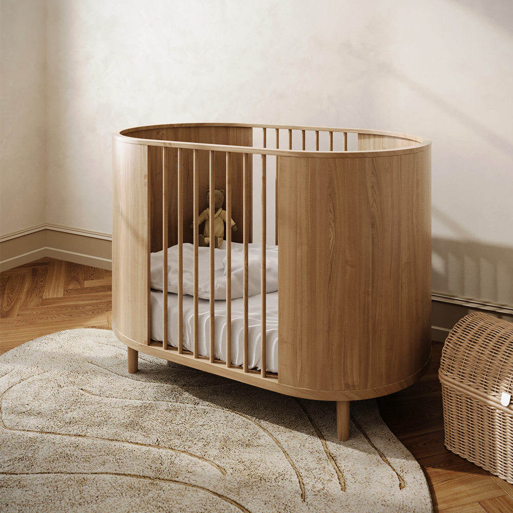 Kas Kopenhagen Kai Babybett 70 x 120 cm Oak - Online MY SNOWFLAKE