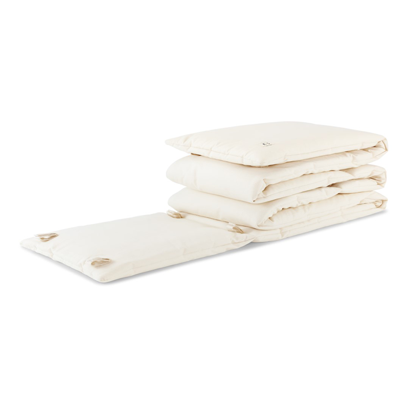 Kas Kopenhagen Bettnestchen für das Babybett Kai in der Farbe Cream aus 100% Bio-Baumwolle