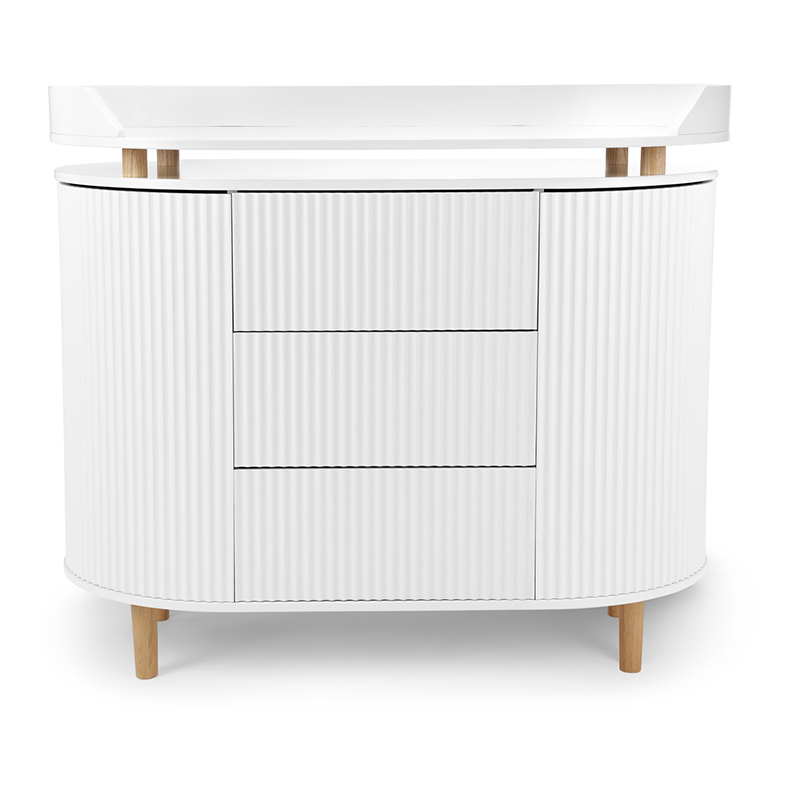 Kas Kopenhagen Wickelkommode Kai in White Oak. 