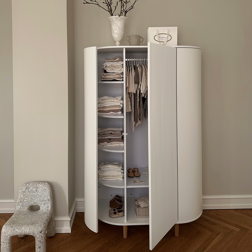 Kas Kopenhagen Armoire « Kai » blanc