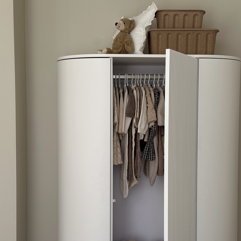 Kas Kopenhagen Armoire « Kai » blanc