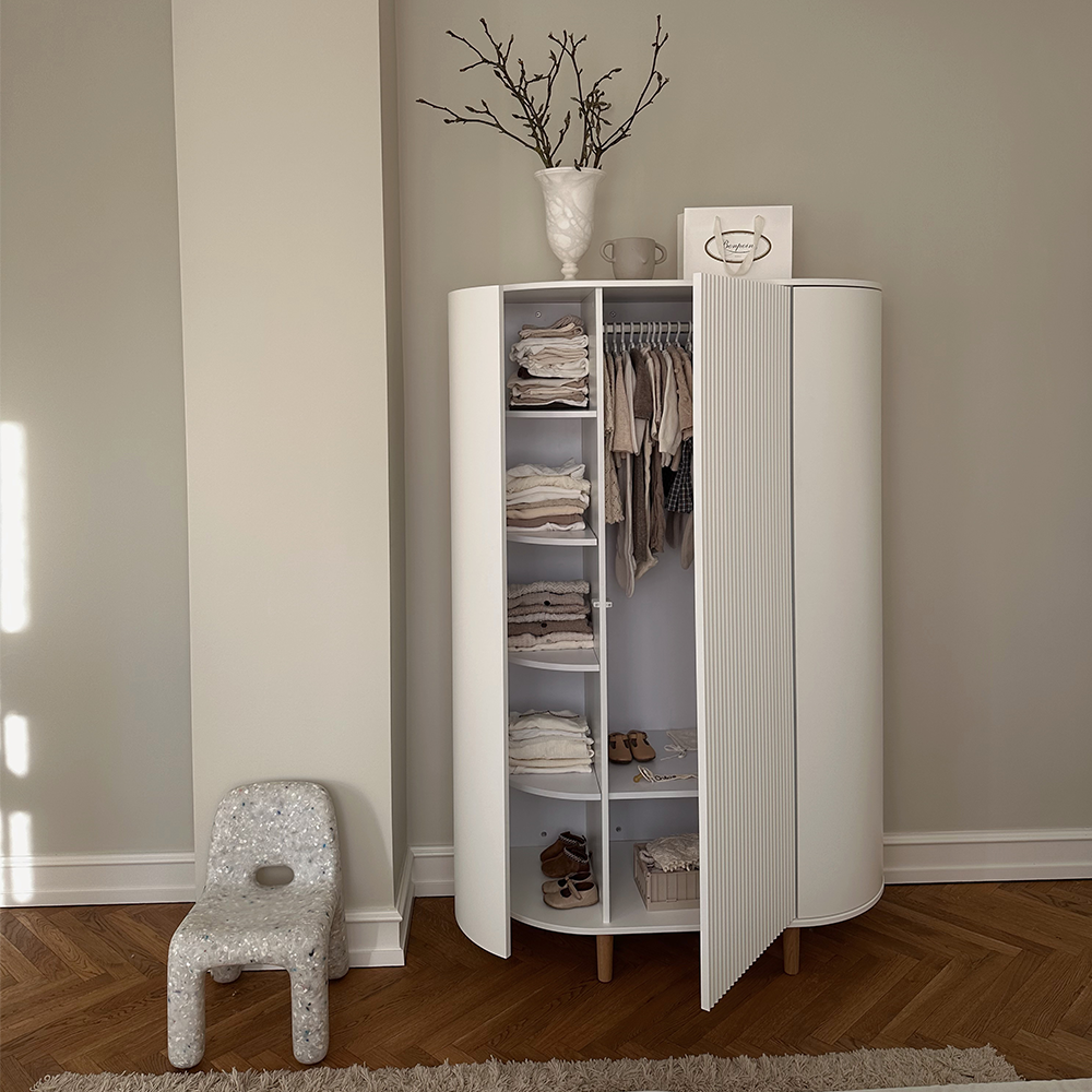 Kas Kopenhagen Armoire « Kai » blanc