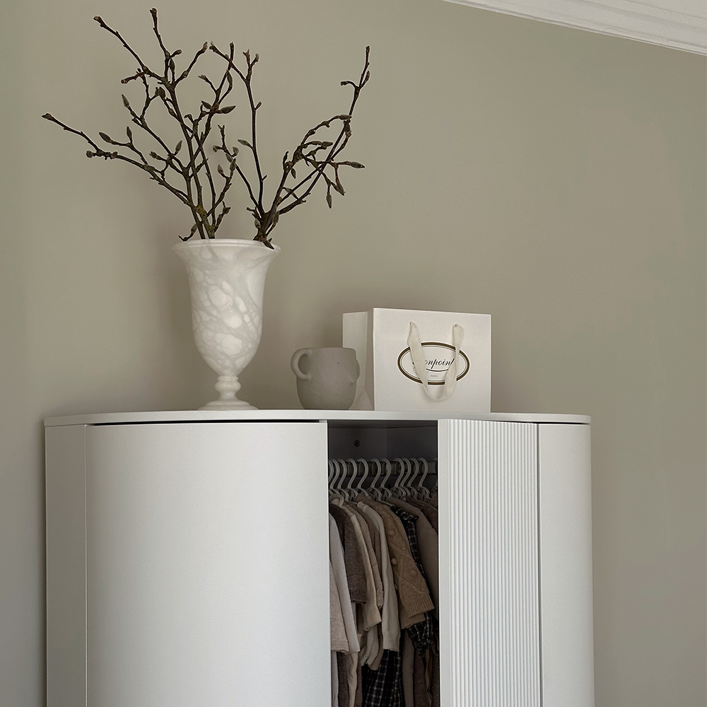 Kas Kopenhagen Armoire « Kai » blanc