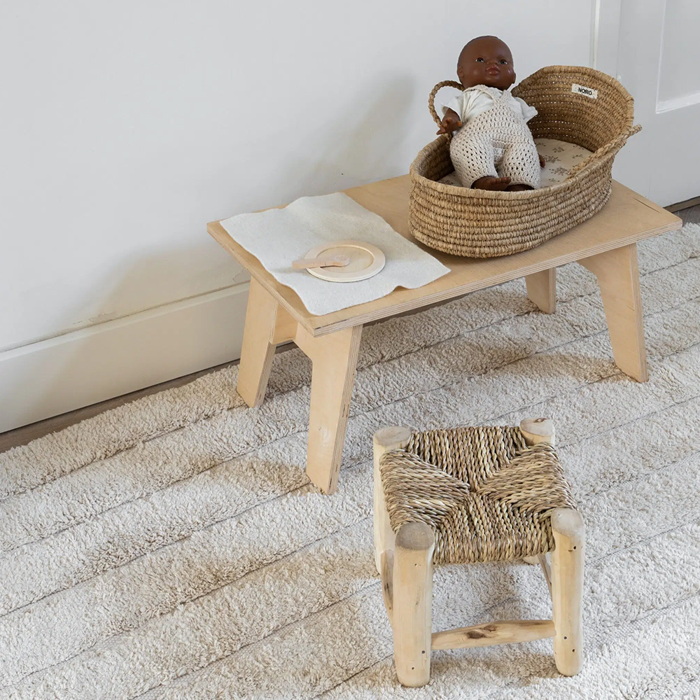 Kas Kopenhagen  Baumwollteppich 'Stripes' waschbar  Beige - Online MY SNOWFLAKE