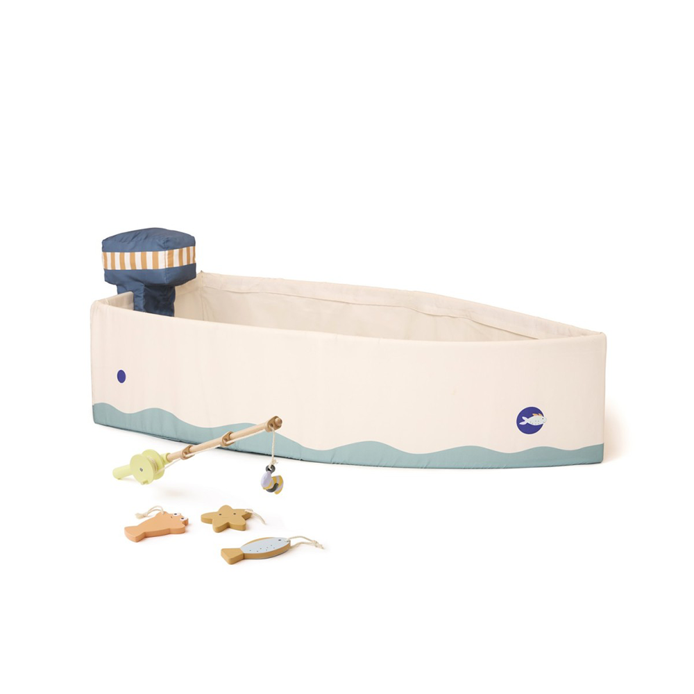 Kids Concept Fischerboot aus Stoff mit Angelset - Online MY SNOWFLAKE