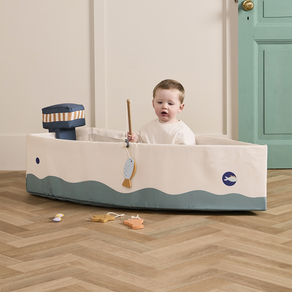 Kids Concept Fischerboot aus Stoff mit Angelset - Online MY SNOWFLAKE