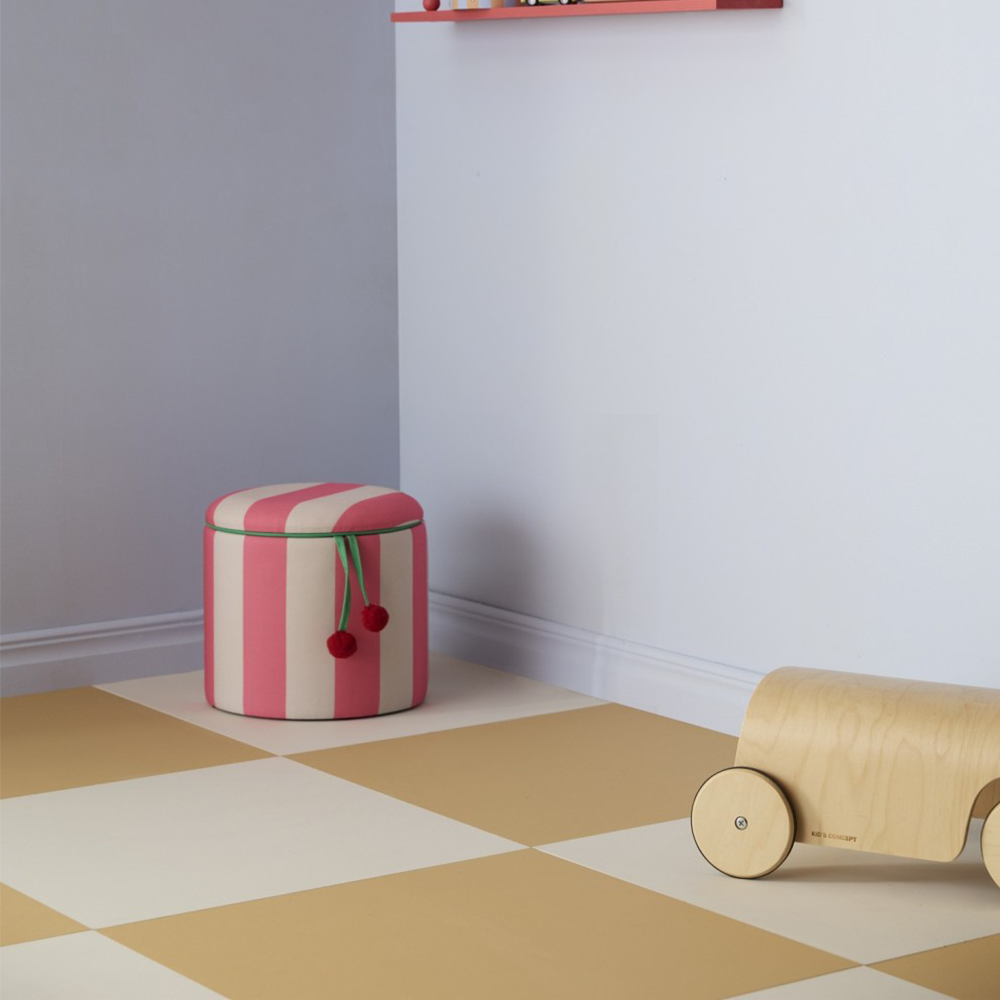 Kids Concept Storage Stool Pink