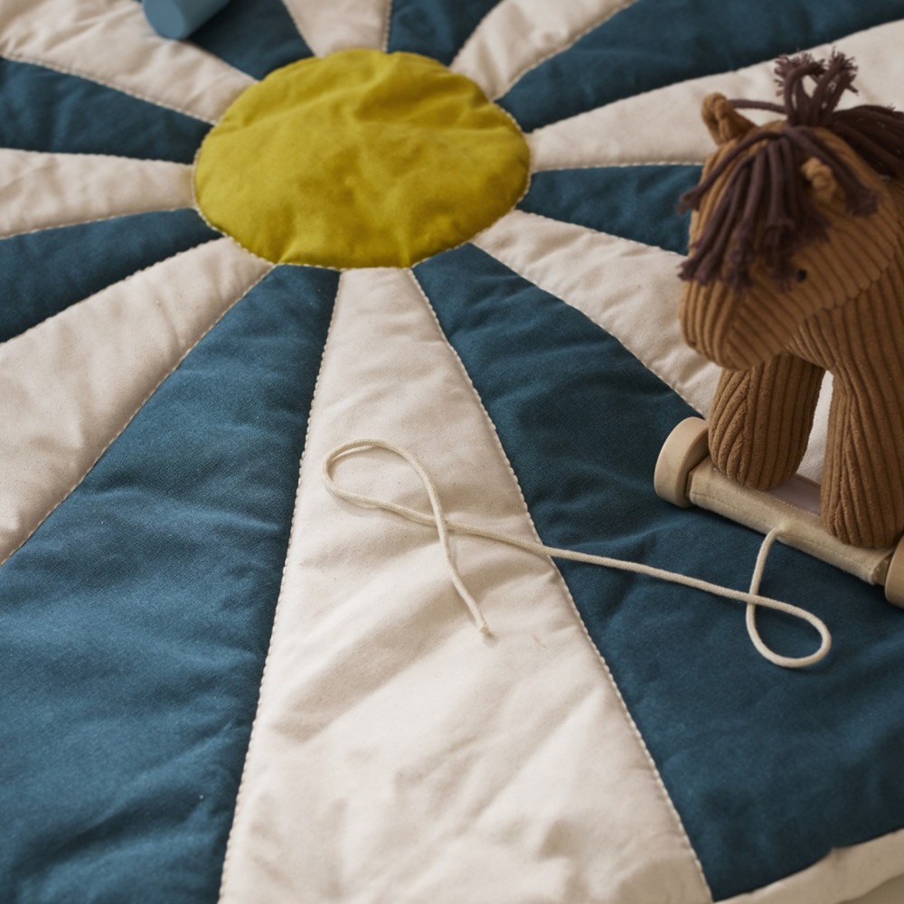 Kids Concept  Spielmatte 'Zirkus' Blau - Online MY SNOWFLAKE