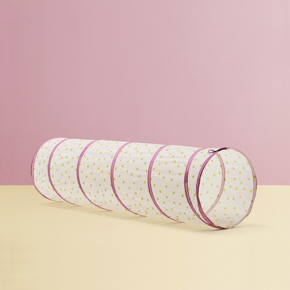 Kids Concept  Spieltunnel  'Punkte' Rosa