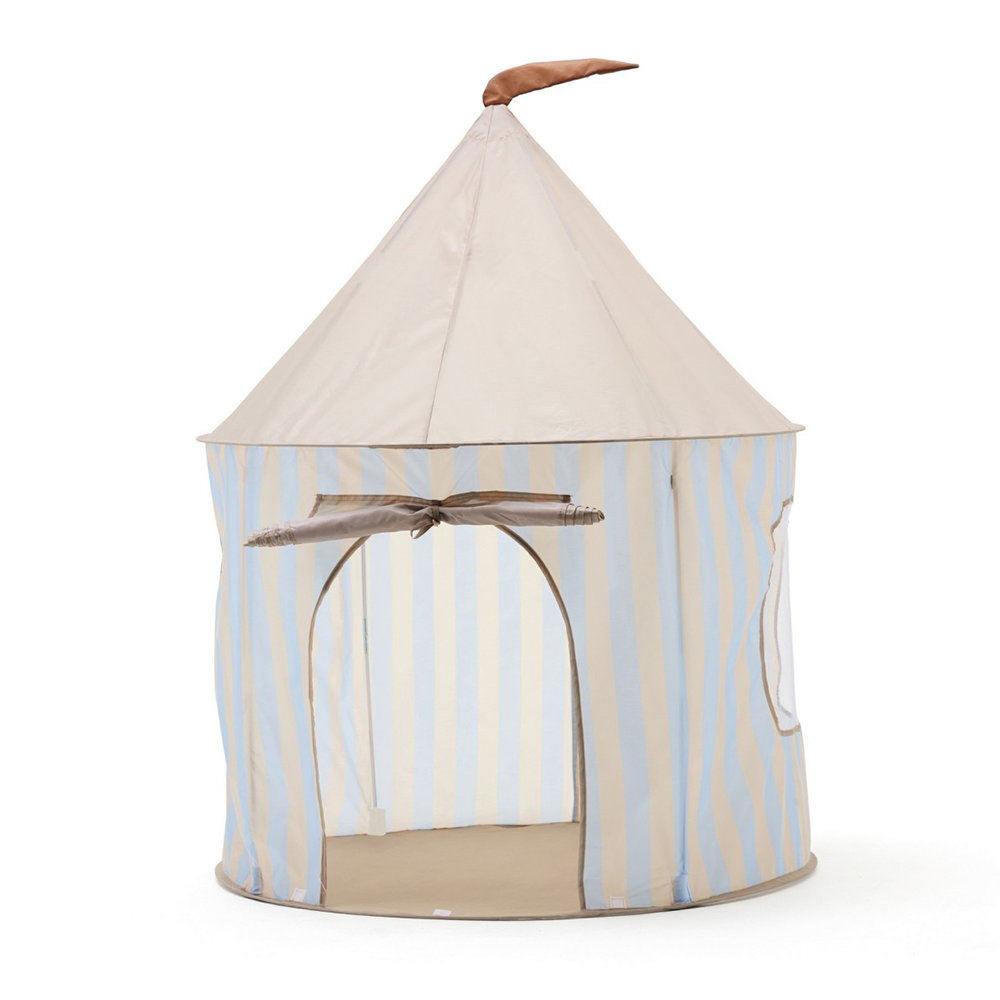 Kids Concept  Spielzelt Streifen Hellblau