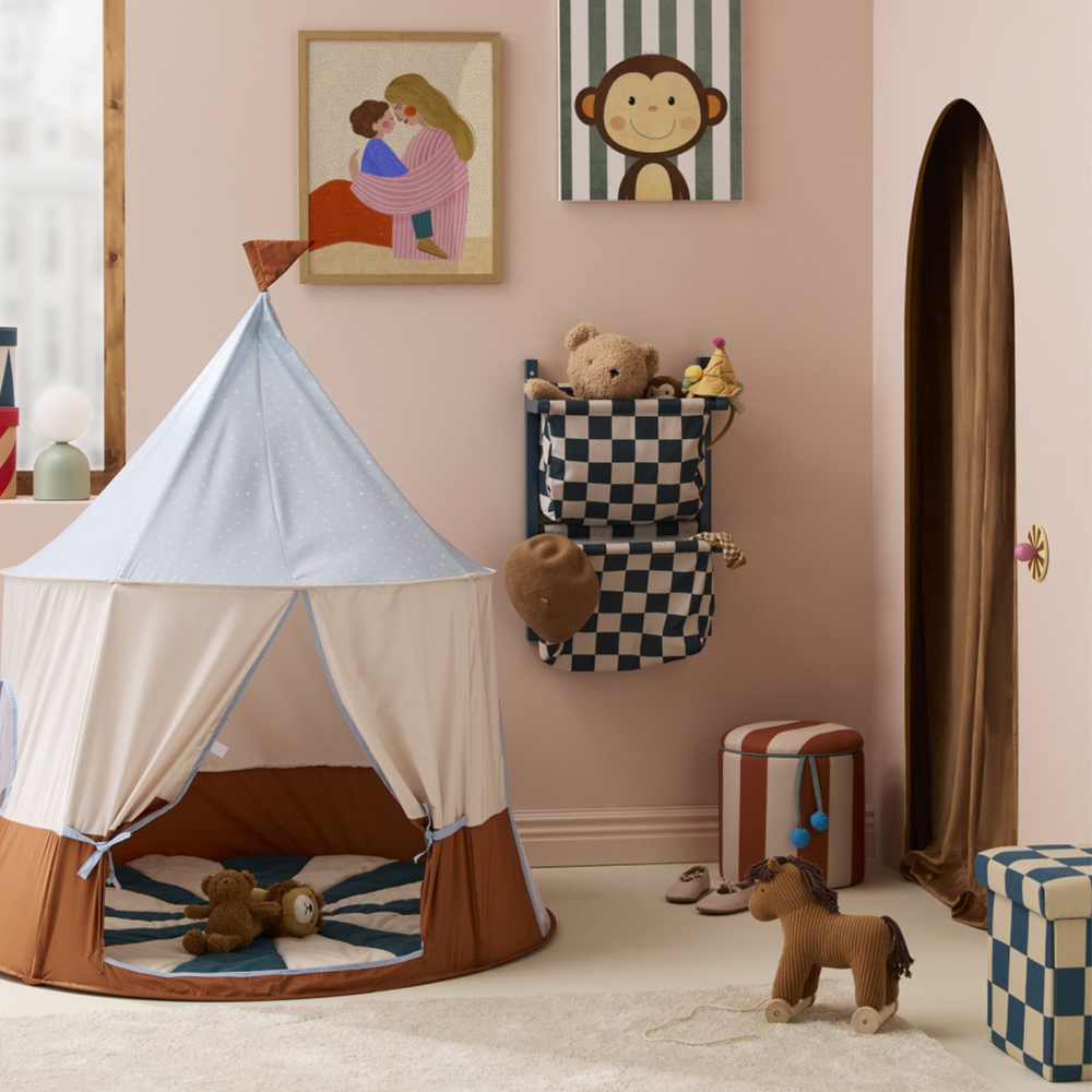 Kids Concept  Spielzelt 'Zirkus' Blau - Online MY SNOWFLAKE