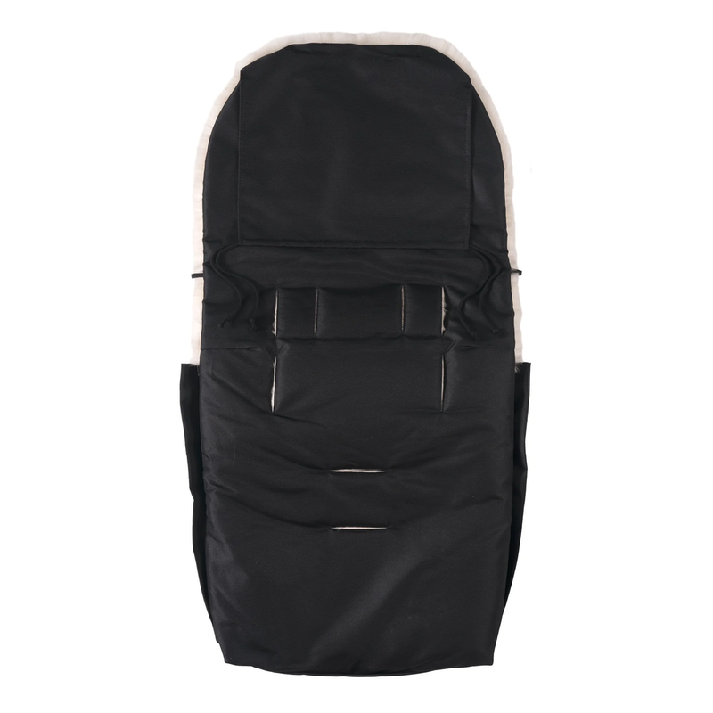 BINIBAMBA Schaffell Kinderwagen Fusssack Toast