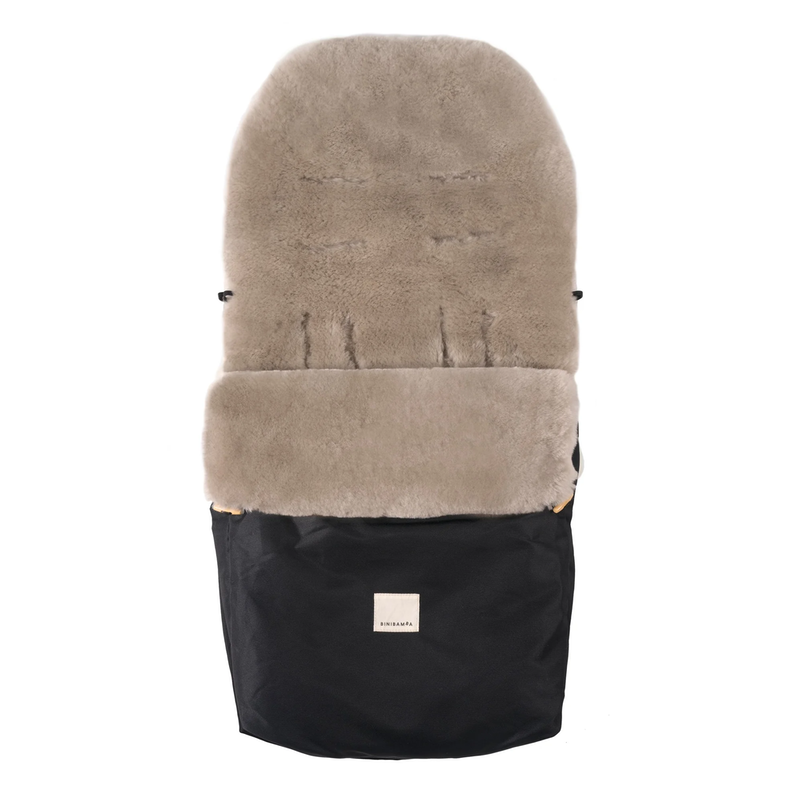 BINIBAMBA Schaffell Kinderwagen Fusssack Toast