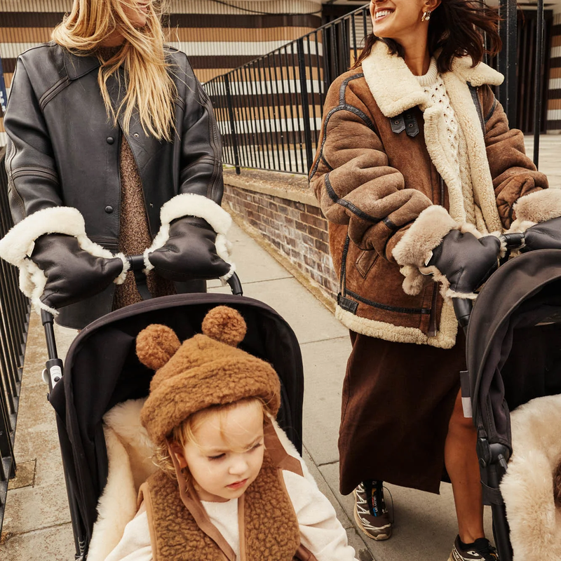 BINIBAMBA  Merino Kinderwagen Handschuhe  Milk - Online MY SNOWFLAKE