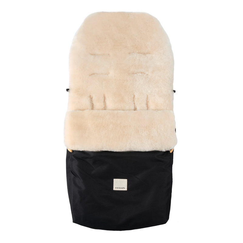 BINIBAMBA  Schaffell Kinderwagen Fusssack  Milk